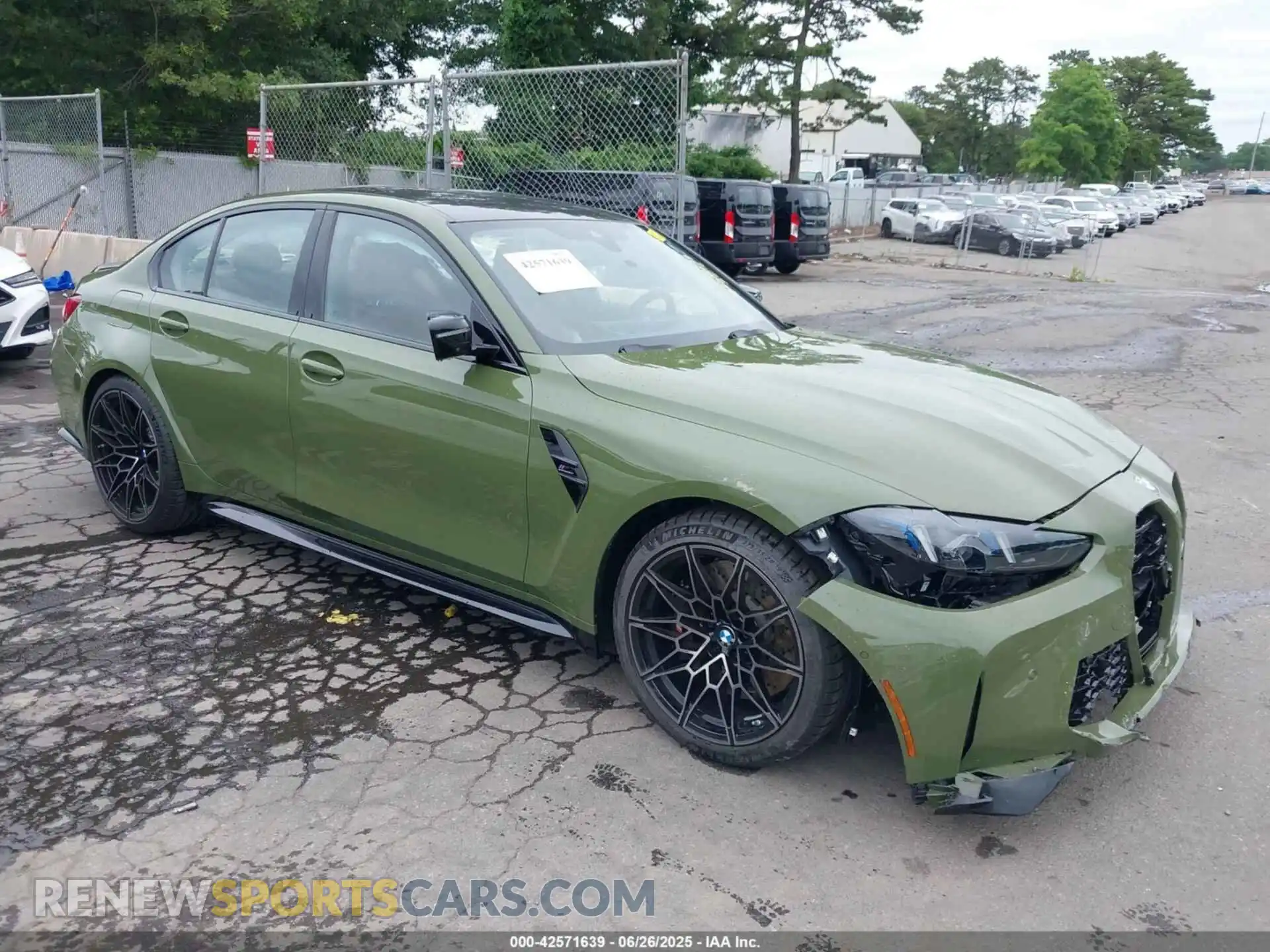 1 Photograph of a damaged car WBS33HJ01SFV12263 BMW M3 2025