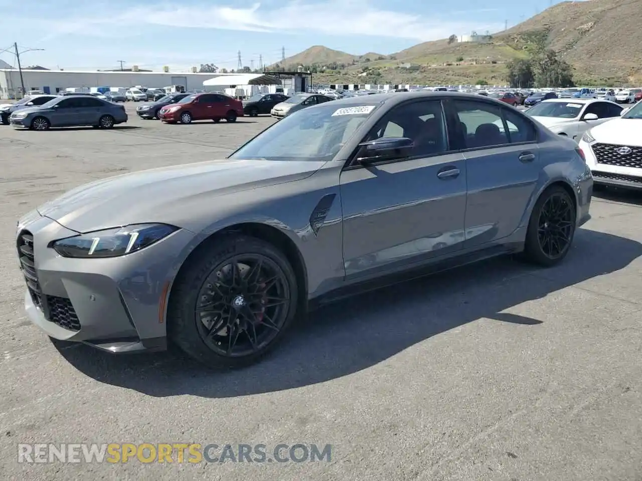 1 Photograph of a damaged car WBS33HJ02SFT91341 BMW M3 2025