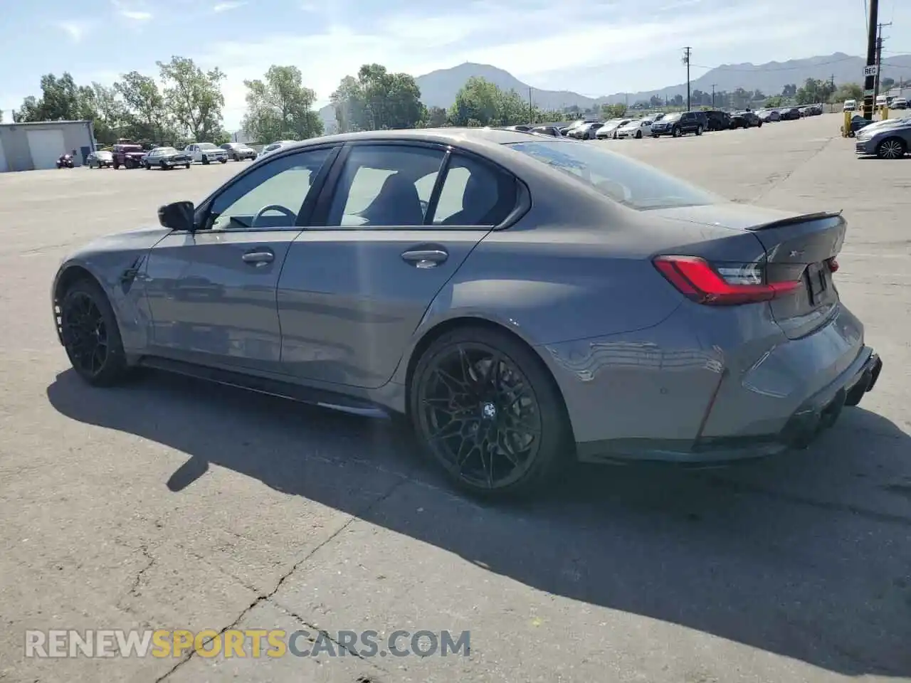 2 Photograph of a damaged car WBS33HJ02SFT91341 BMW M3 2025