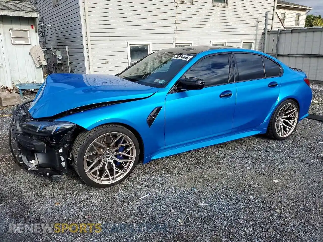 1 Photograph of a damaged car WBS33HJ02SFT95907 BMW M3 2025