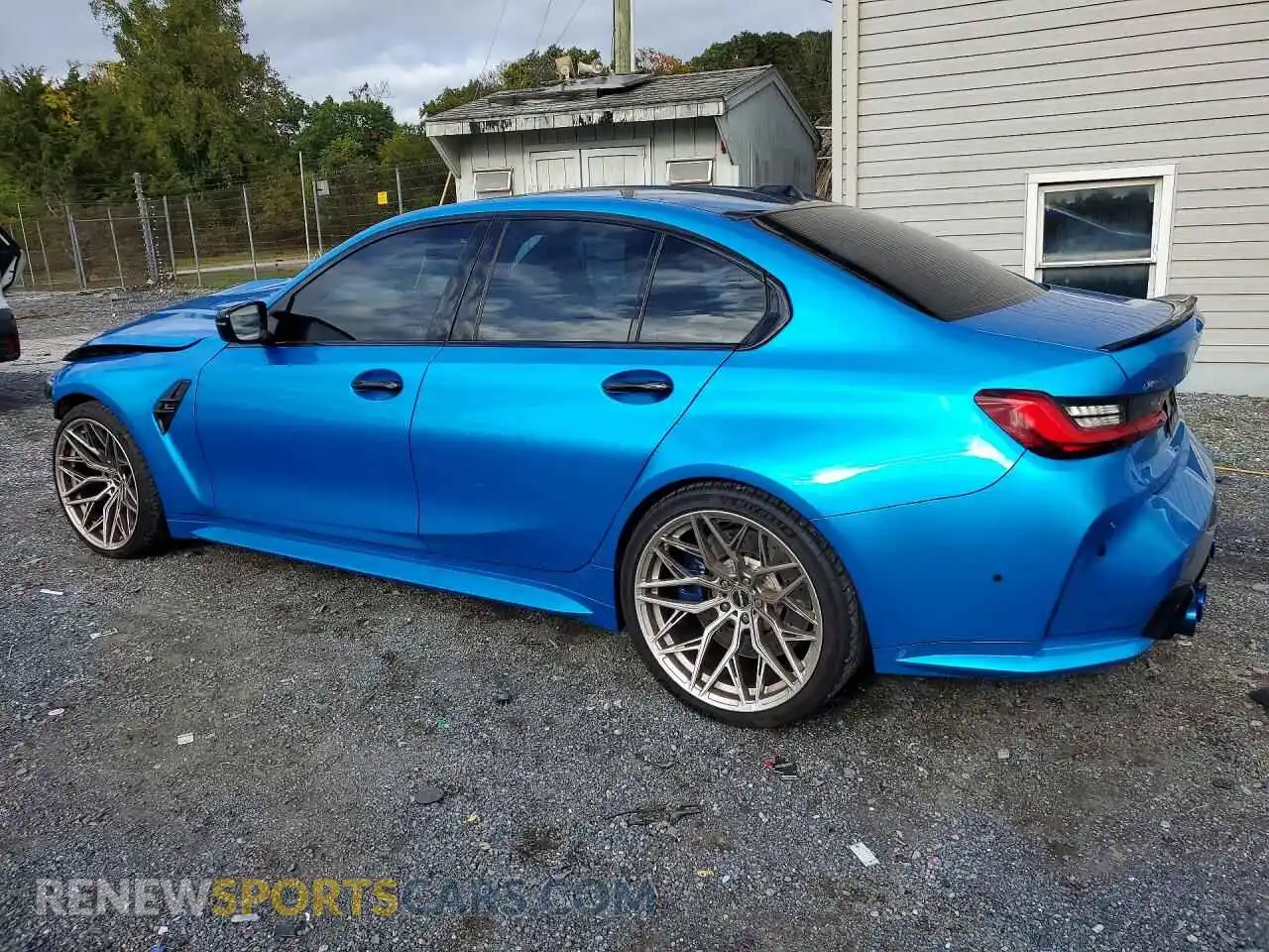 2 Photograph of a damaged car WBS33HJ02SFT95907 BMW M3 2025