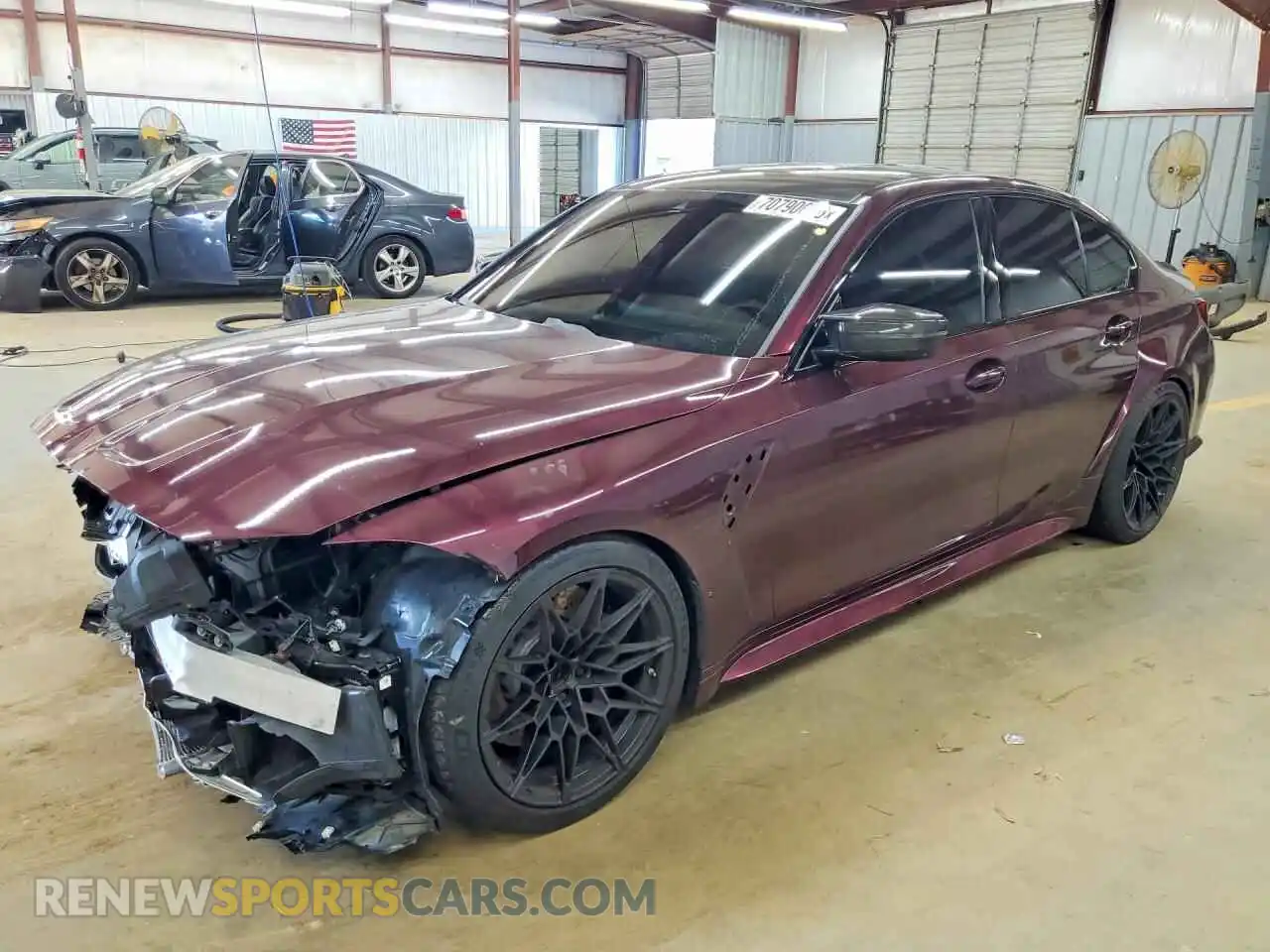 1 Фотография поврежденного автомобиля WBS33HJ02SFU45219 BMW M3 2025