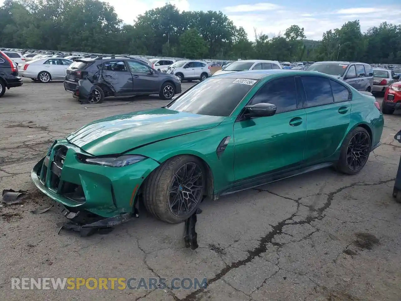 1 Фотография поврежденного автомобиля WBS33HJ02SFU99409 BMW M3 2025
