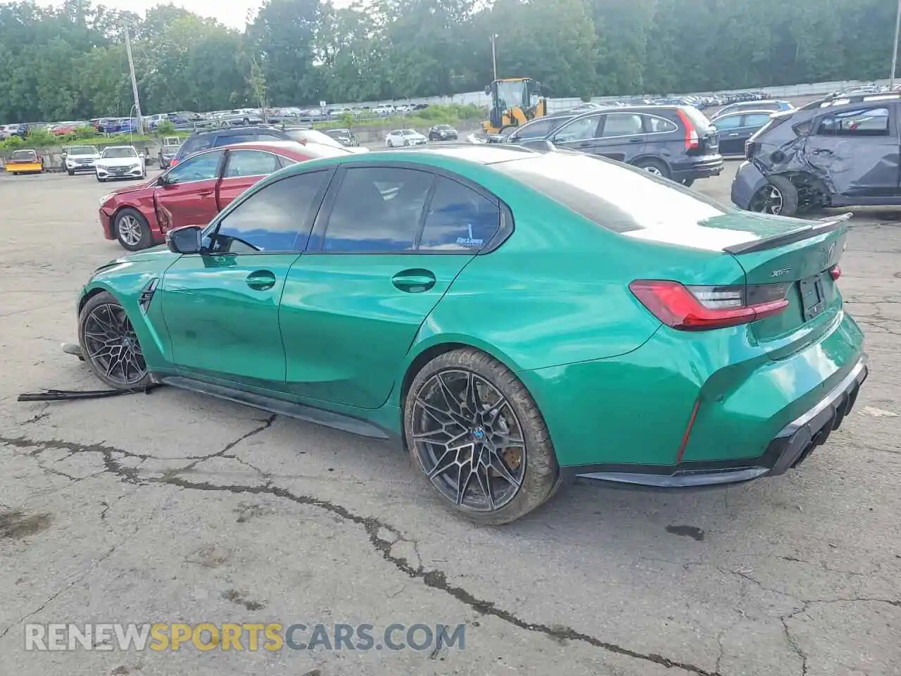 2 Фотография поврежденного автомобиля WBS33HJ02SFU99409 BMW M3 2025