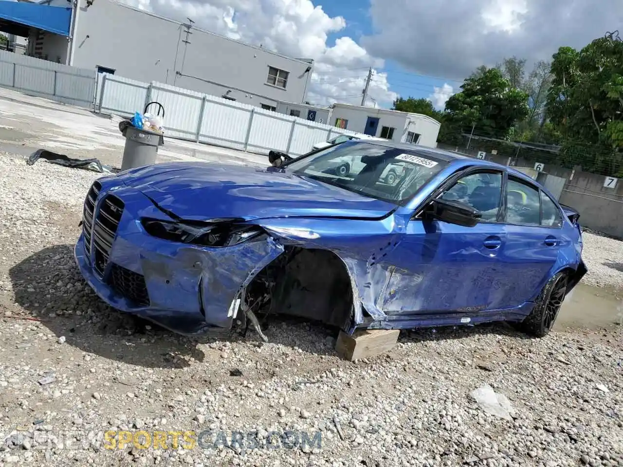 1 Photograph of a damaged car WBS33HJ02SFV34546 BMW M3 2025