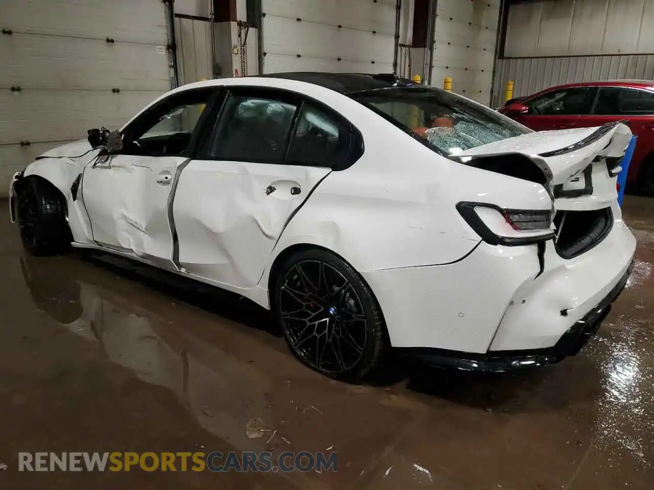 2 Photograph of a damaged car WBS33HJ03SFU35458 BMW M3 2025