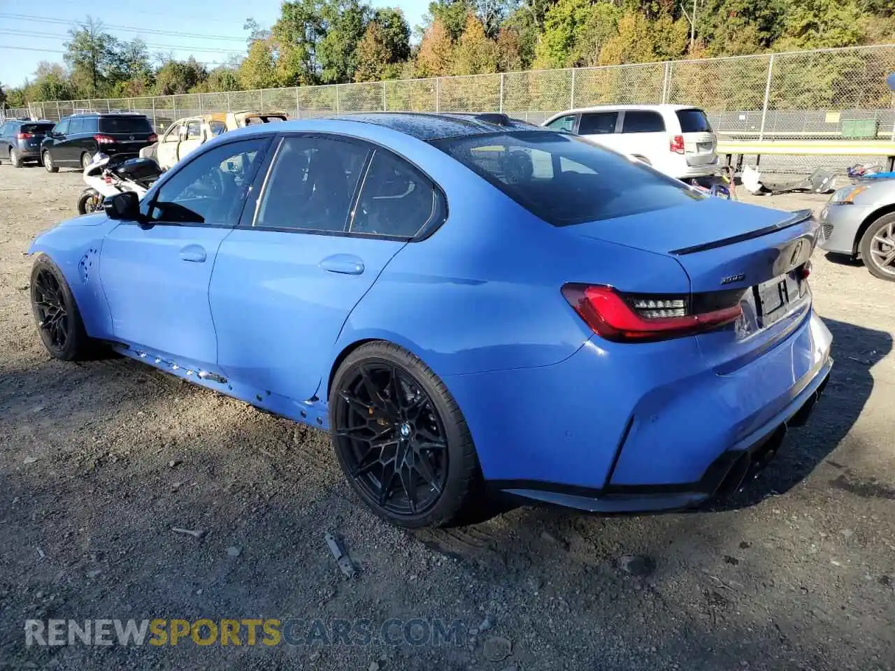 2 Photograph of a damaged car WBS33HJ03SFU84644 BMW M3 2025