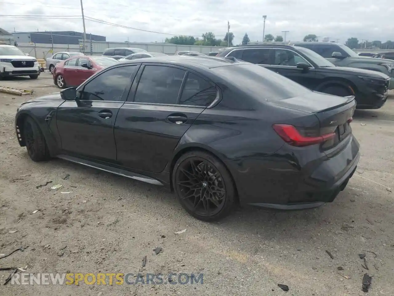 2 Photograph of a damaged car WBS33HJ04SFT86576 BMW M3 2025