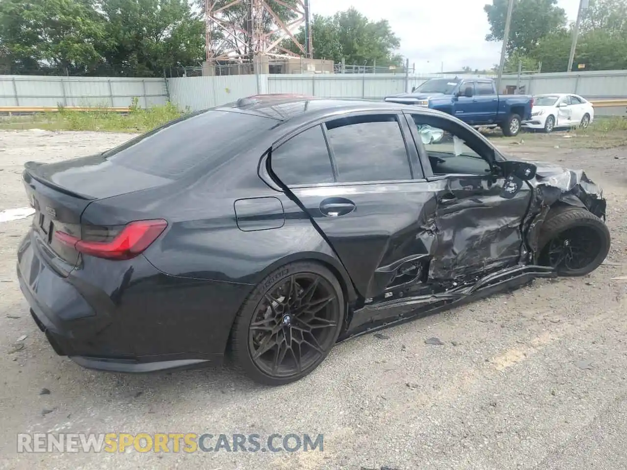 3 Photograph of a damaged car WBS33HJ04SFT86576 BMW M3 2025