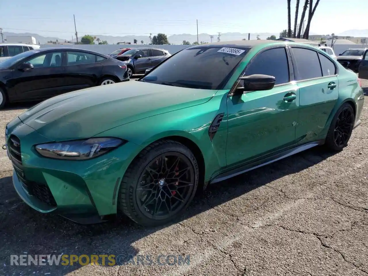 1 Photograph of a damaged car WBS33HJ04SFT90255 BMW M3 2025