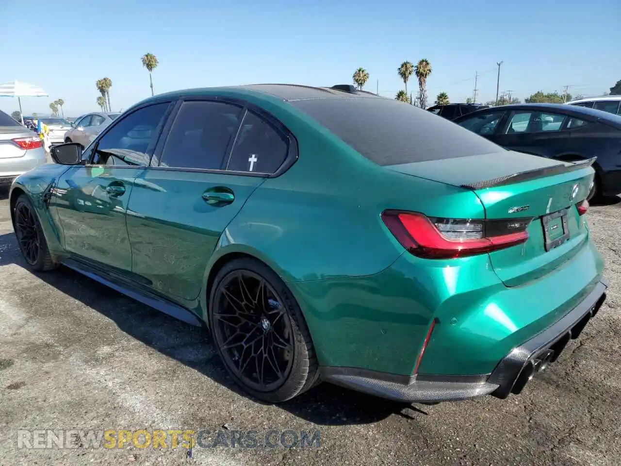 2 Photograph of a damaged car WBS33HJ04SFT90255 BMW M3 2025