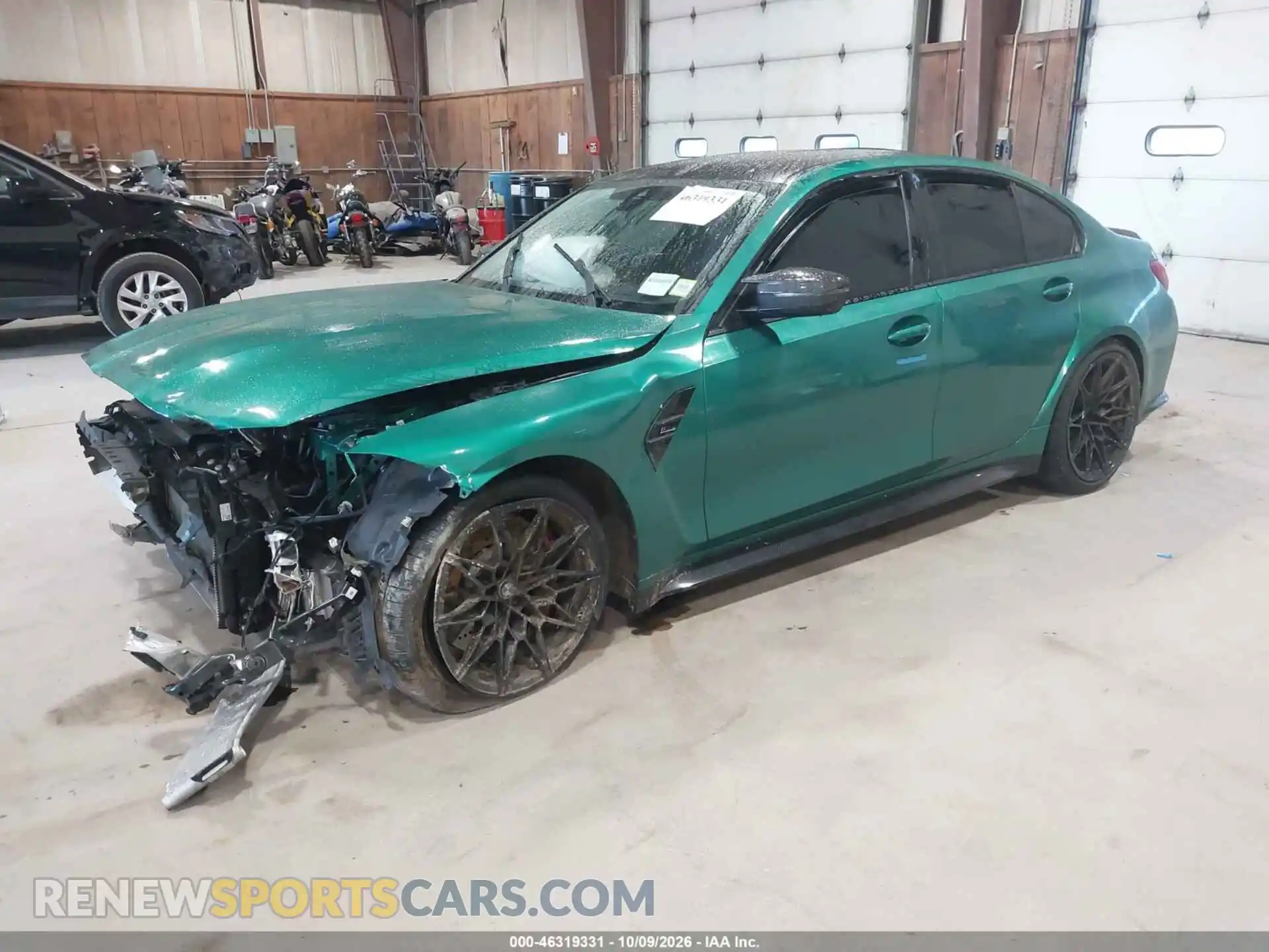 2 Photograph of a damaged car WBS33HJ04SFV39151 BMW M3 2025