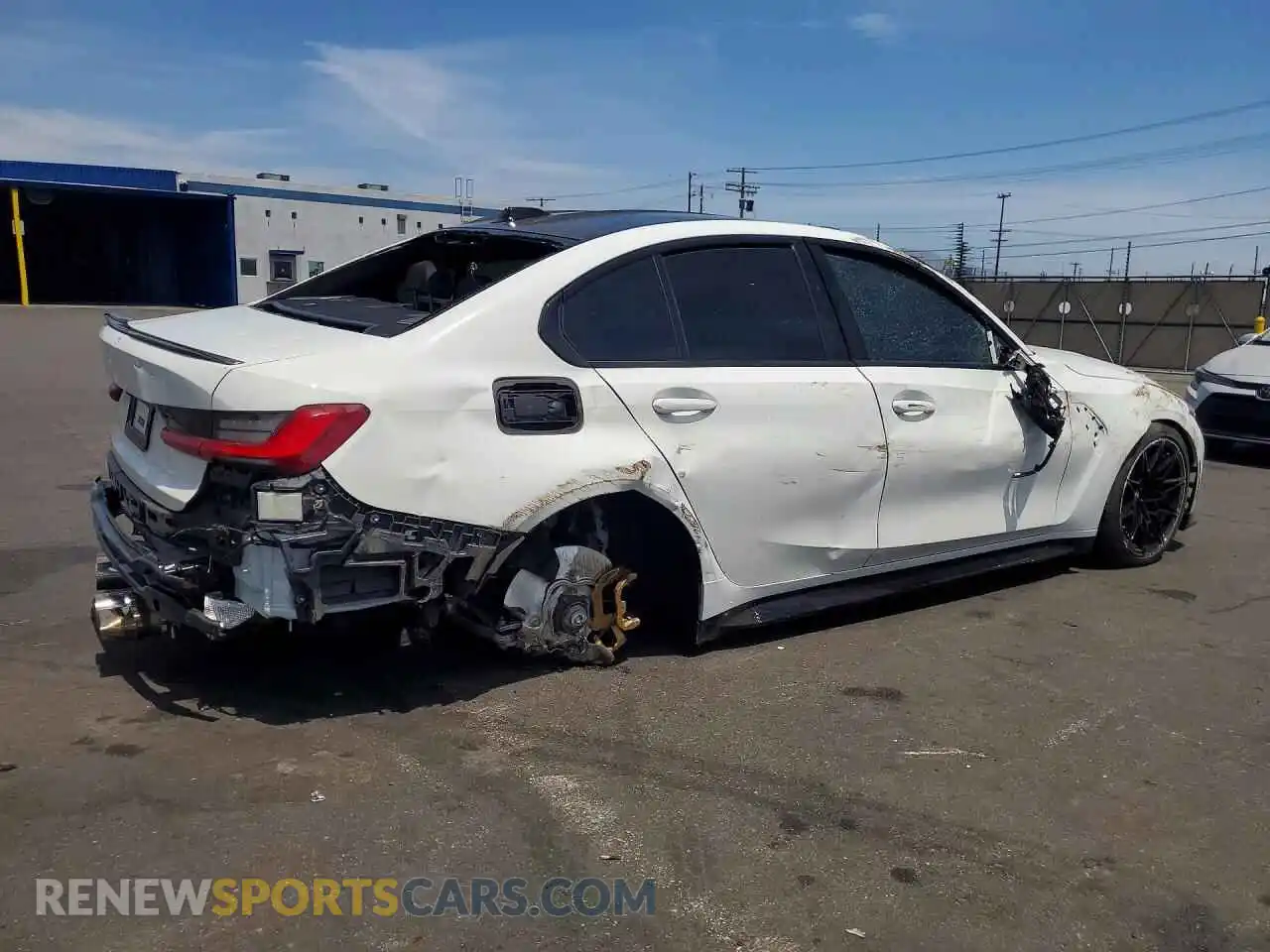 3 Photograph of a damaged car WBS33HJ04SFV40252 BMW M3 2025