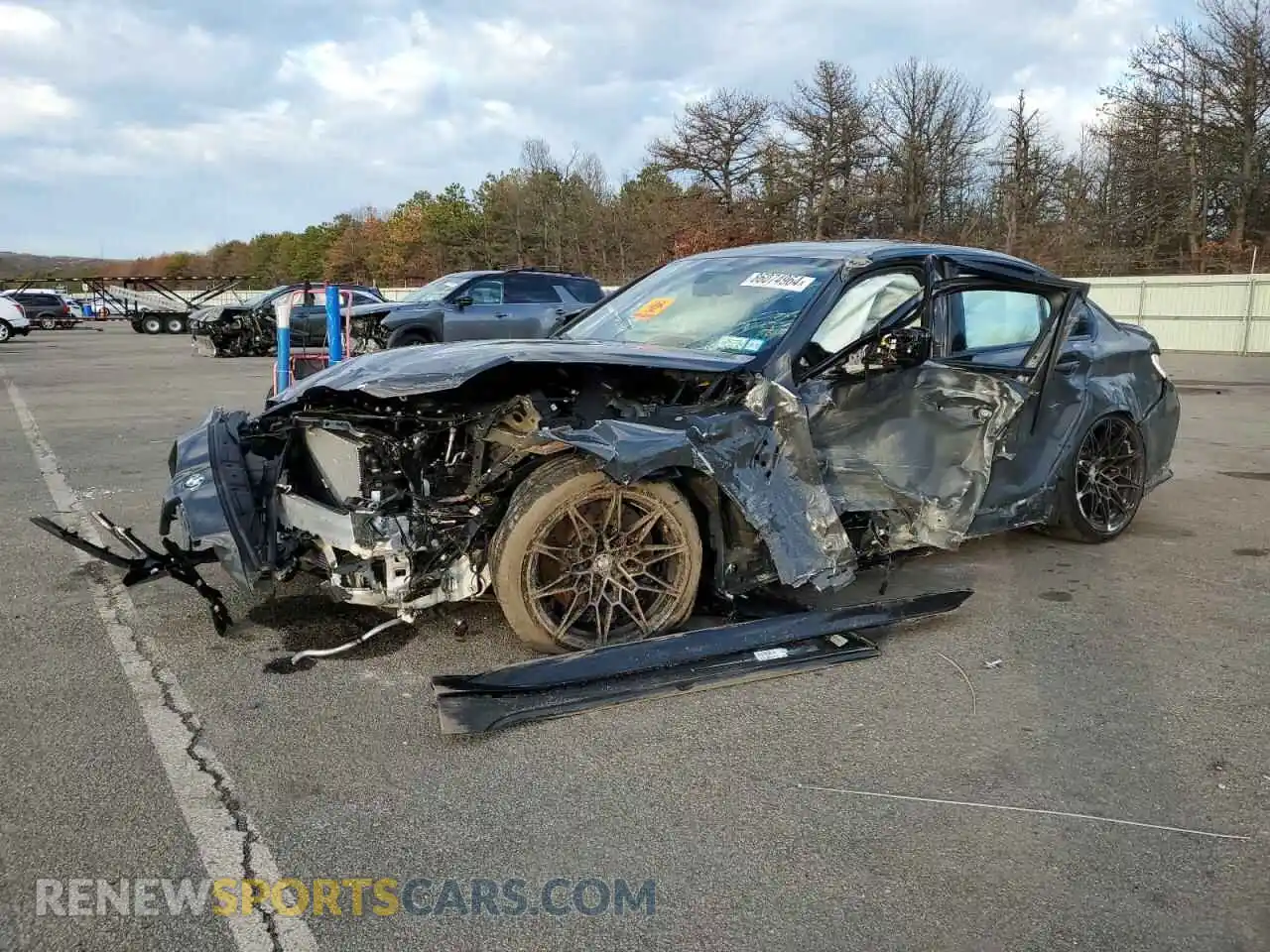 1 Photograph of a damaged car WBS33HJ05SFT92645 BMW M3 2025