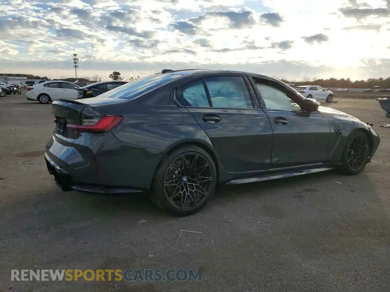 3 Photograph of a damaged car WBS33HJ05SFT92645 BMW M3 2025