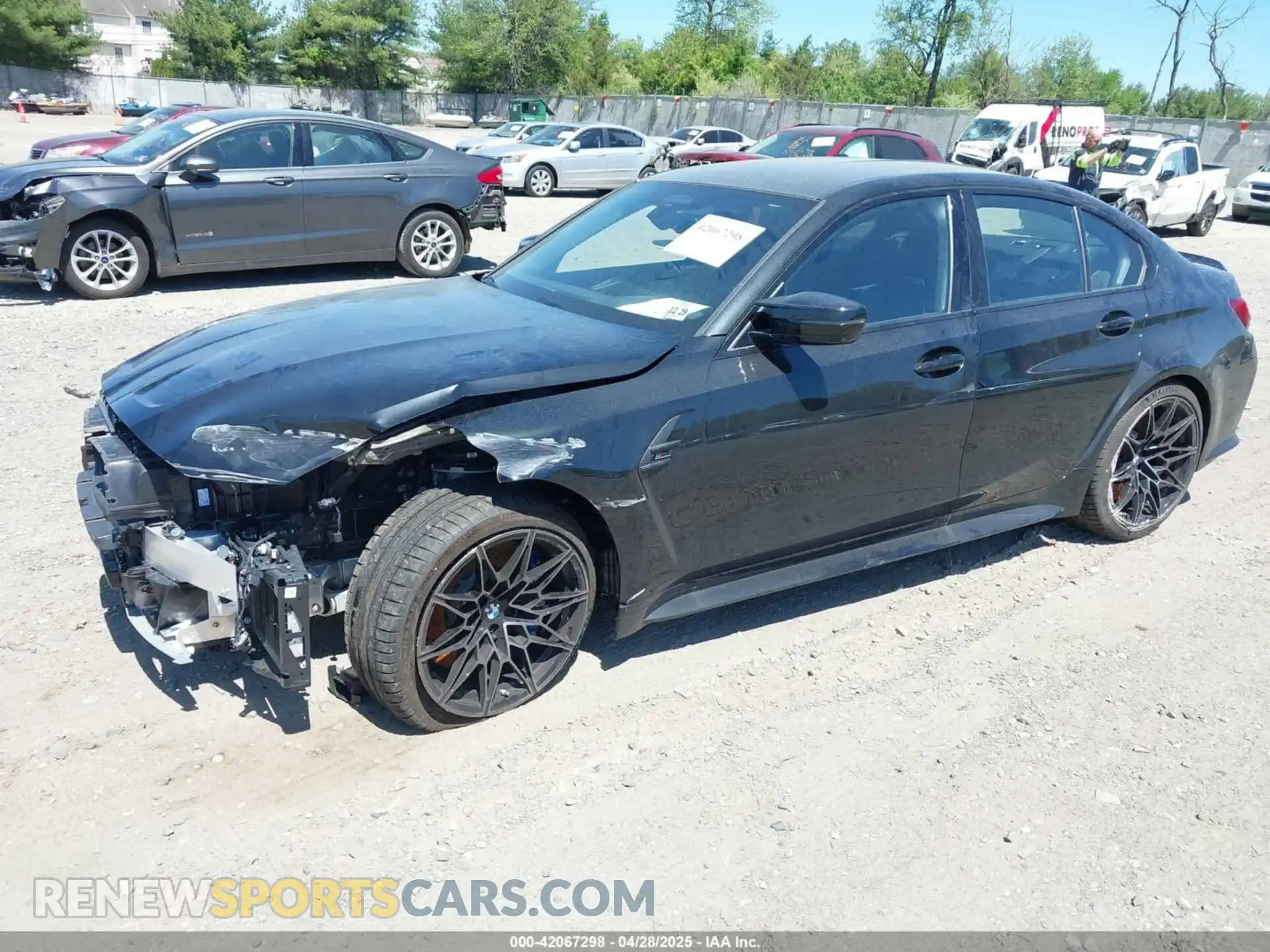2 Photograph of a damaged car WBS33HJ05SFU14546 BMW M3 2025