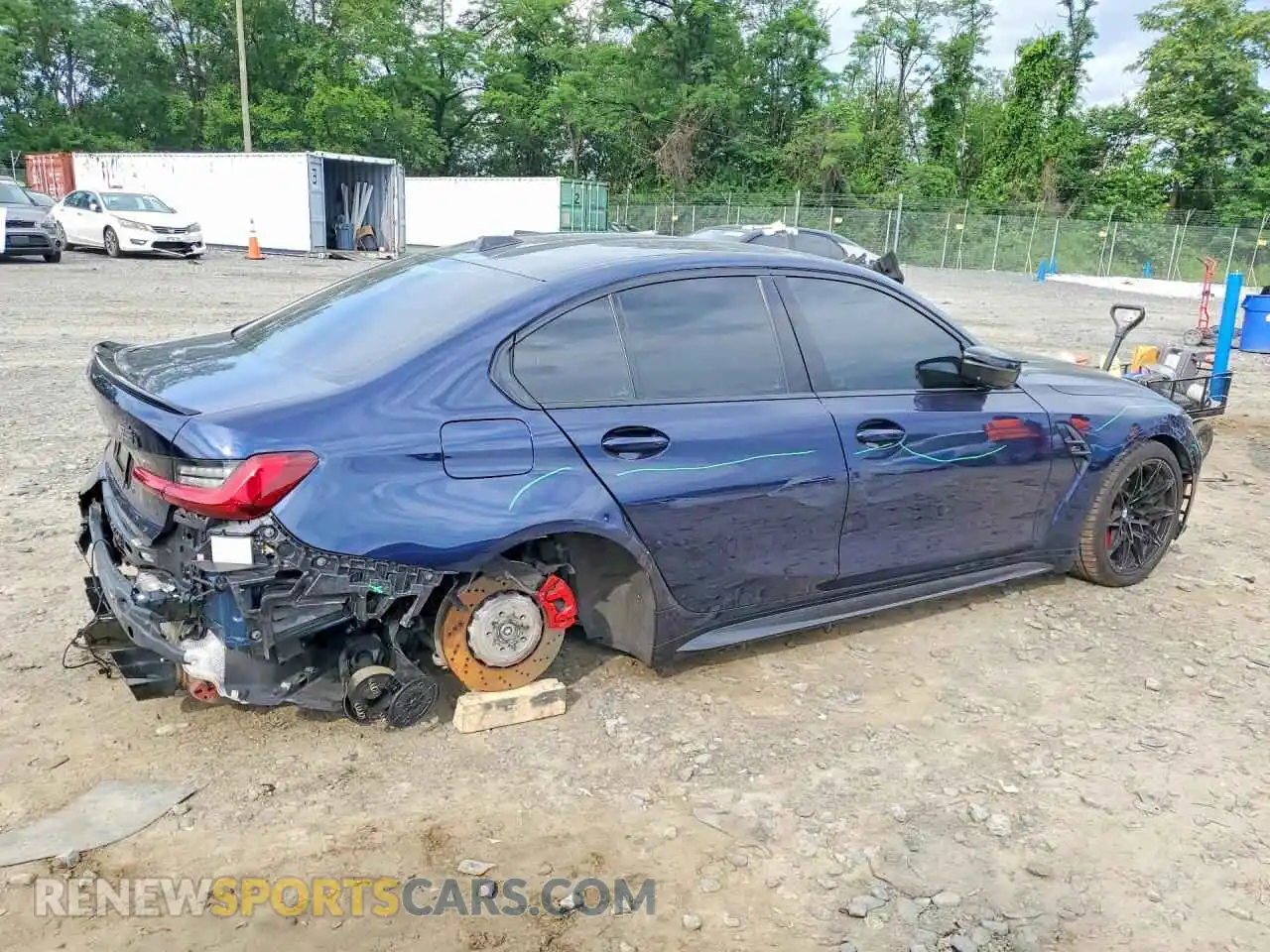 3 fotografías del automóvil dañado WBS33HJ05SFU44954 BMW M3 2025