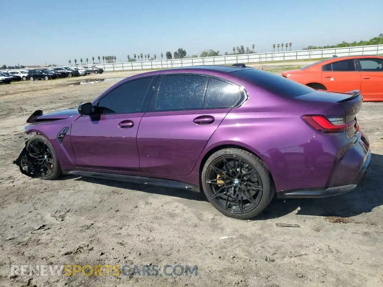 2 Photograph of a damaged car WBS33HJ06SFU21697 BMW M3 2025