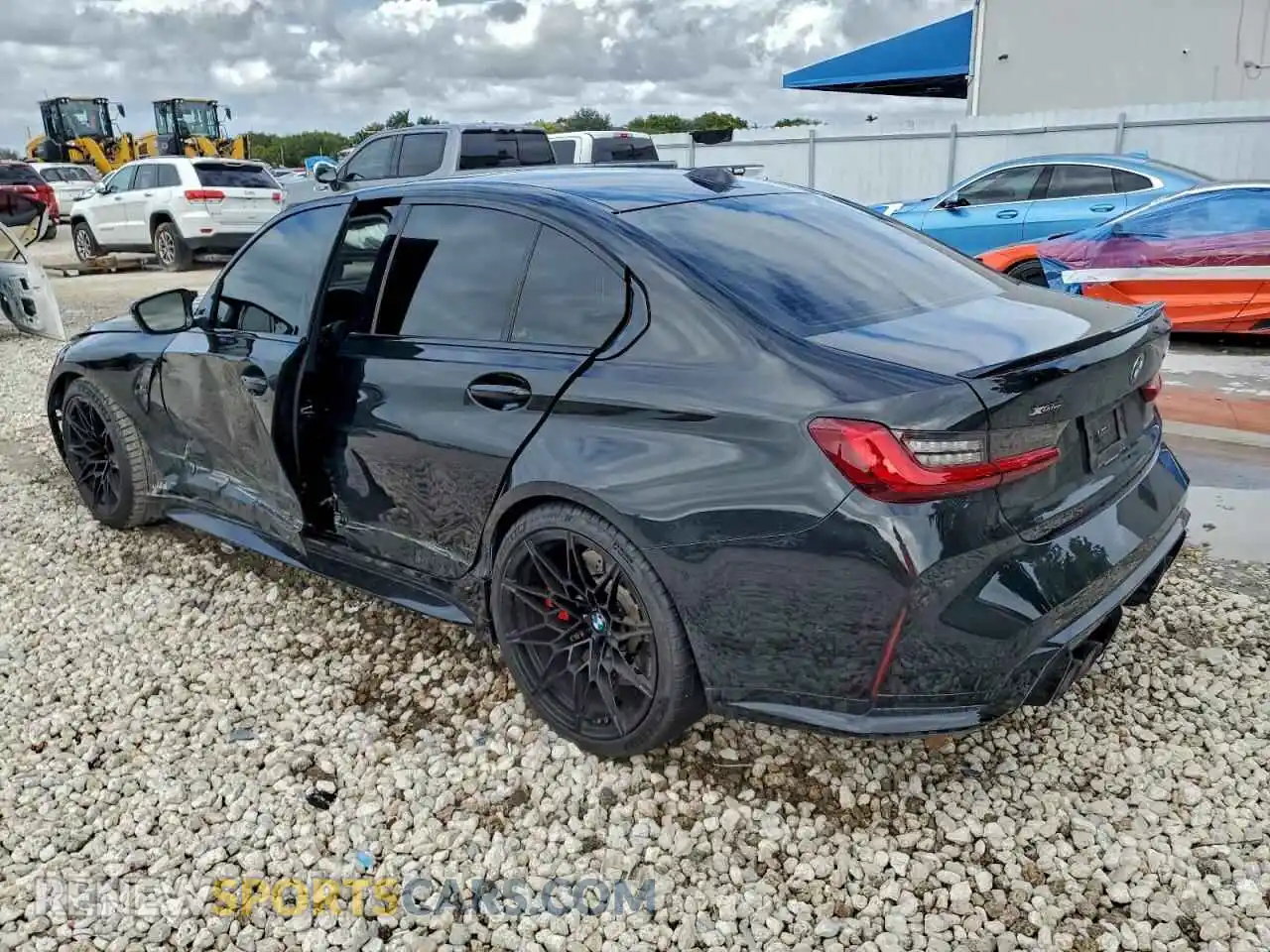 2 fotografías del automóvil dañado WBS33HJ06SFU26351 BMW M3 2025