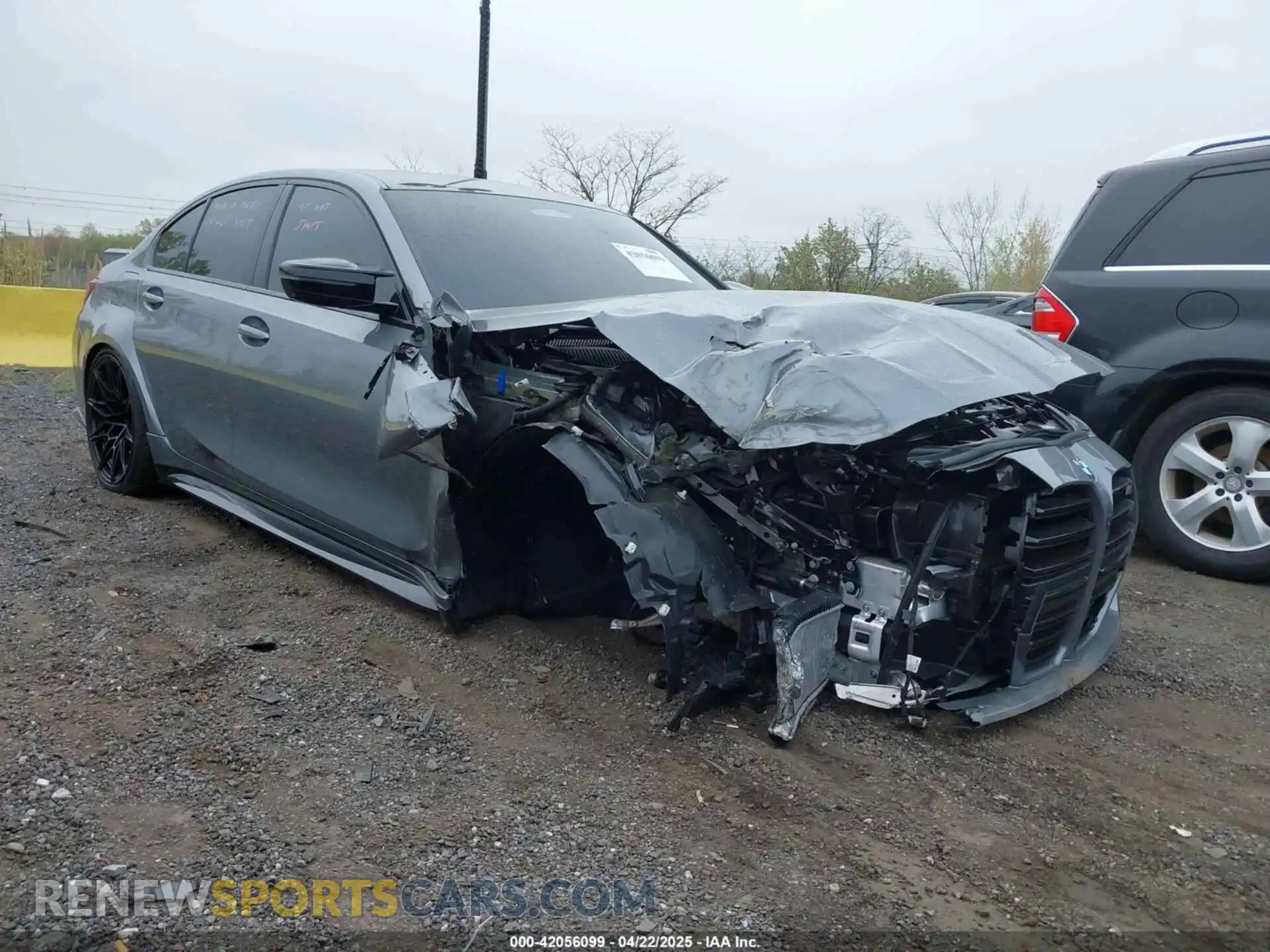 1 Photograph of a damaged car WBS33HJ07SFU09283 BMW M3 2025