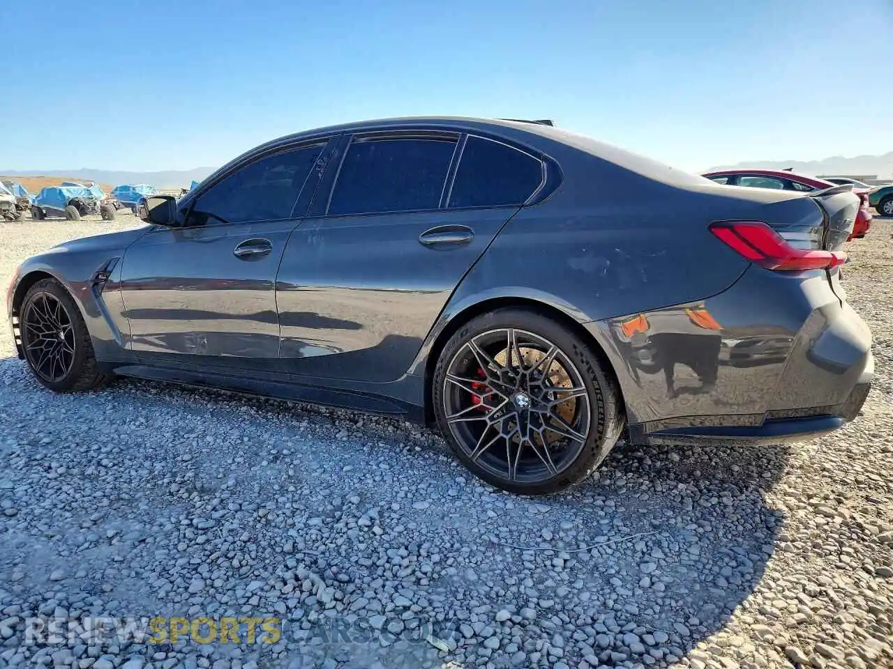 2 Photograph of a damaged car WBS33HJ07SFU58774 BMW M3 2025