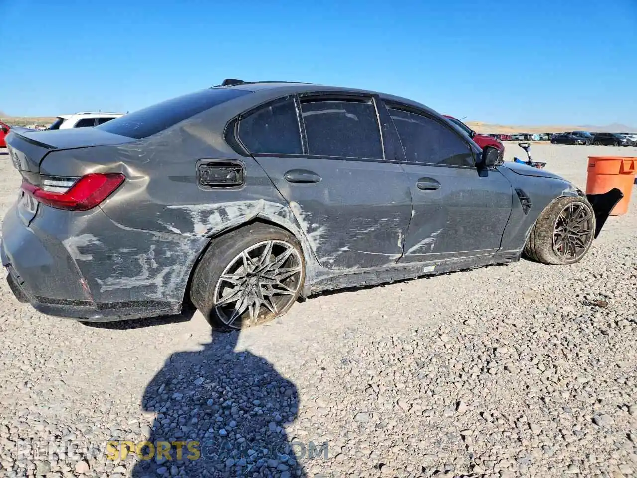3 Photograph of a damaged car WBS33HJ07SFU58774 BMW M3 2025