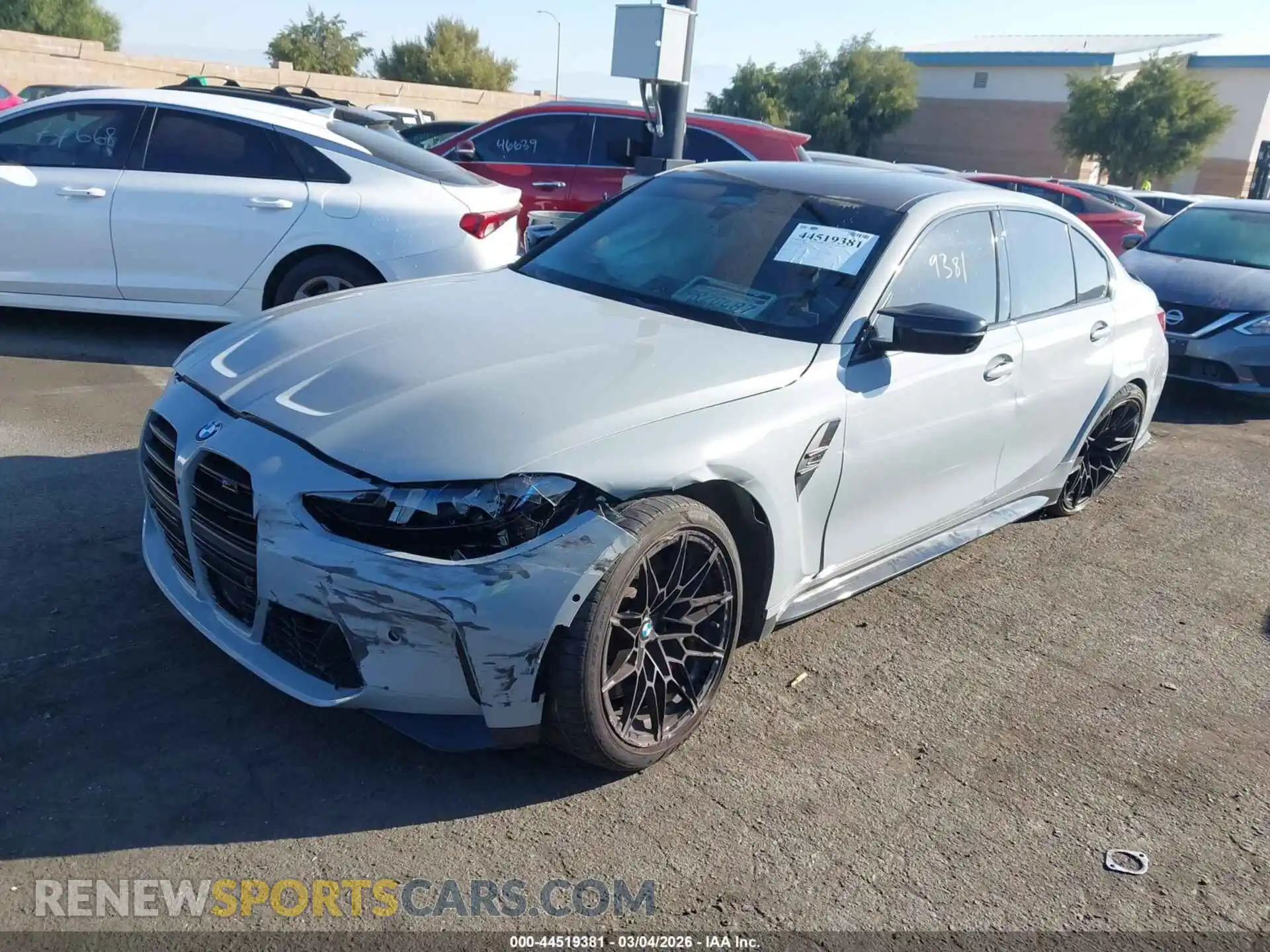 2 Photograph of a damaged car WBS33HJ09SFU28501 BMW M3 2025