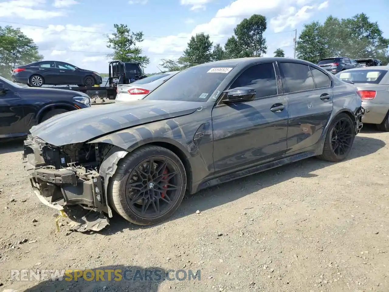 1 Photograph of a damaged car WBS33HJ0XSFT90597 BMW M3 2025