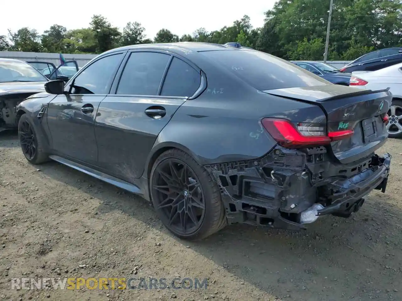 2 Photograph of a damaged car WBS33HJ0XSFT90597 BMW M3 2025