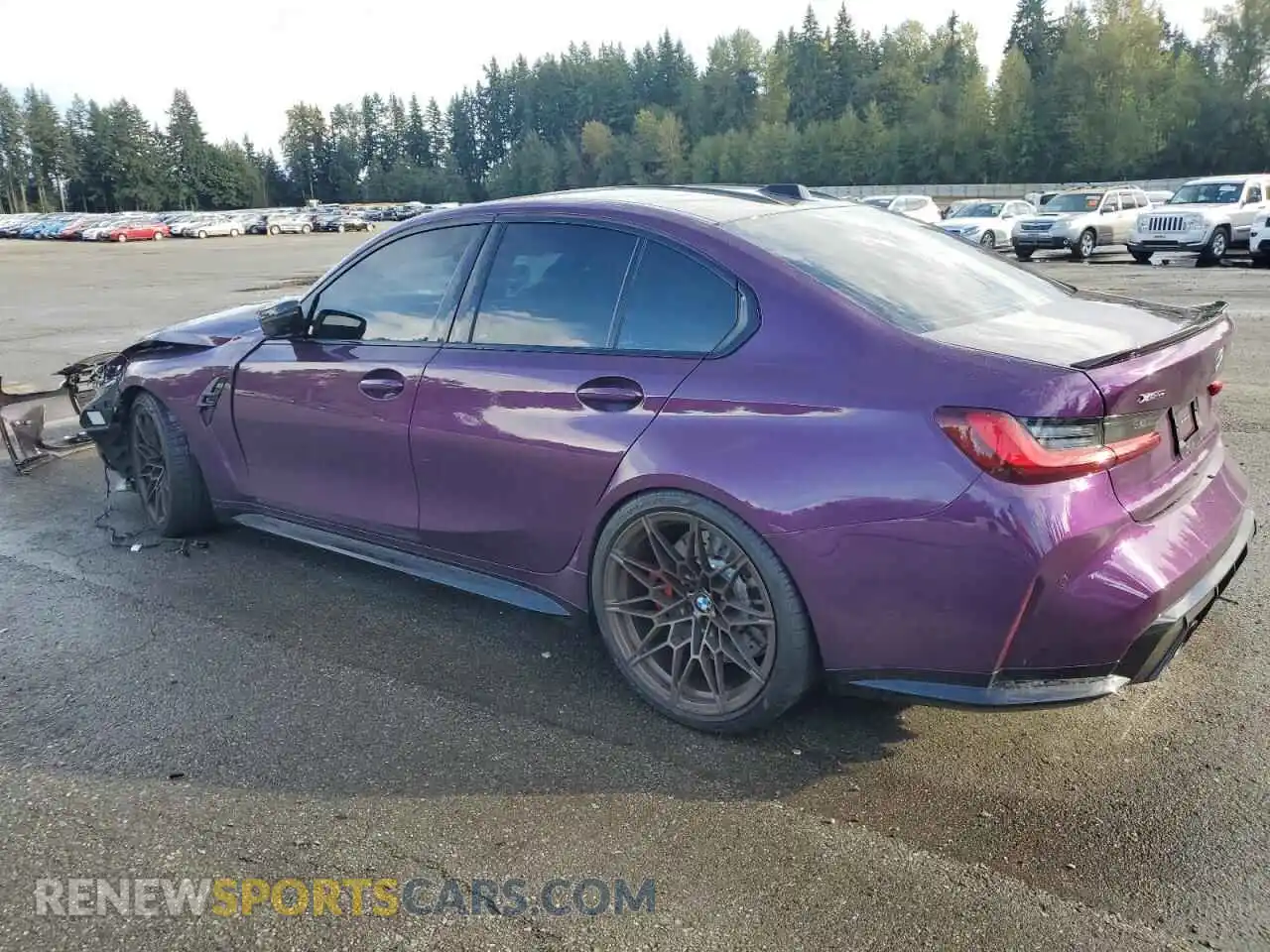 2 Photograph of a damaged car WBS33HJ0XSFU35120 BMW M3 2025