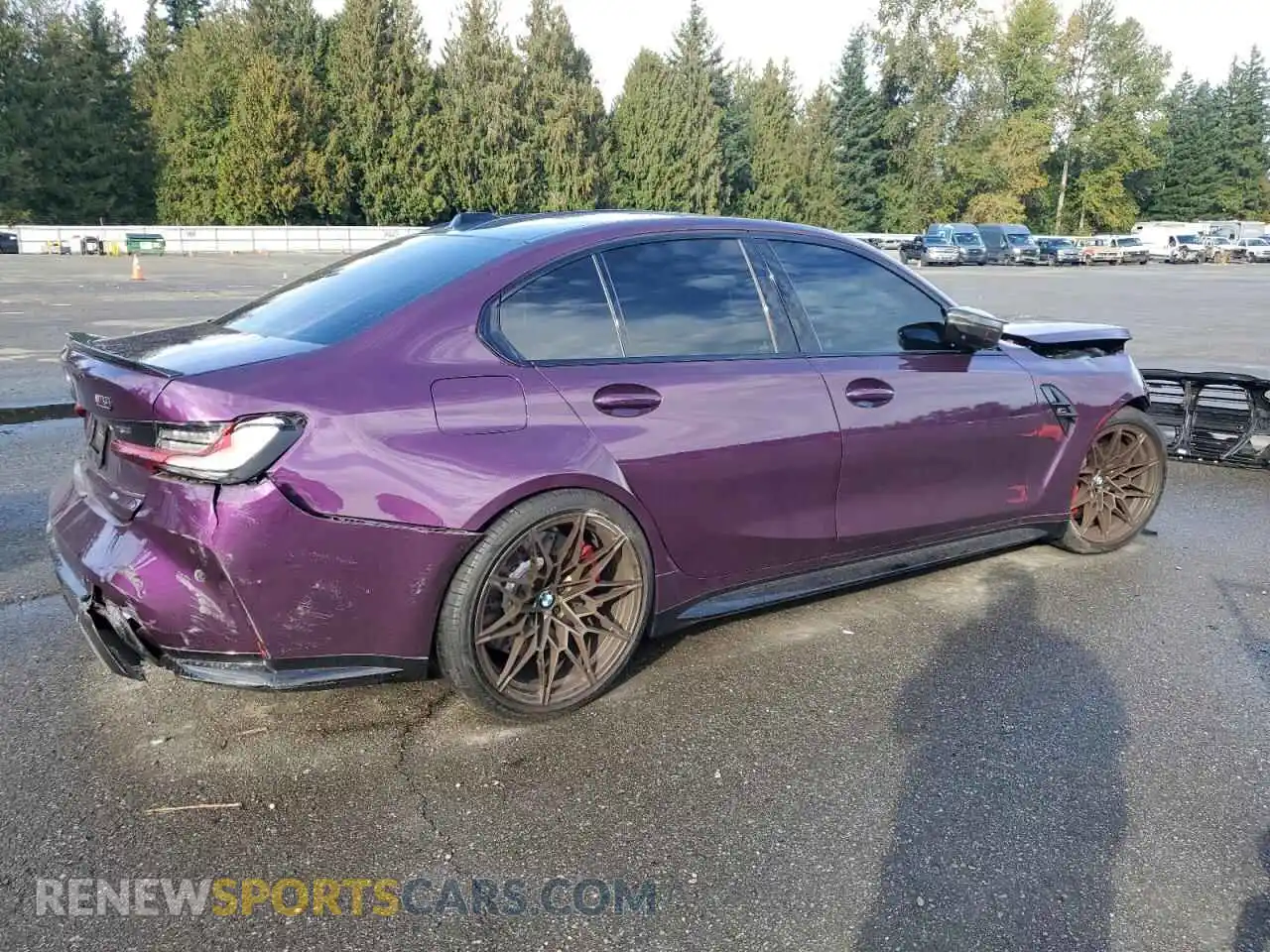 3 Photograph of a damaged car WBS33HJ0XSFU35120 BMW M3 2025