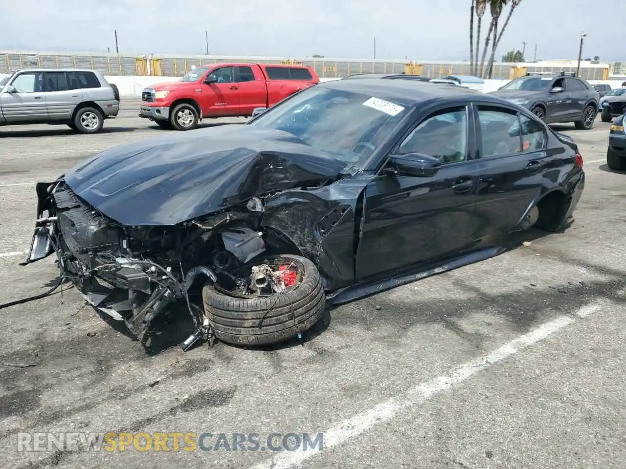 1 Photograph of a damaged car WBS33HJ0XSFU35845 BMW M3 2025
