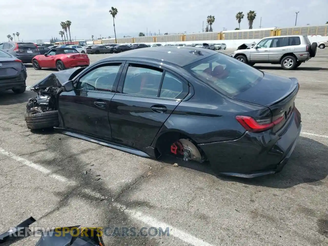 2 Photograph of a damaged car WBS33HJ0XSFU35845 BMW M3 2025