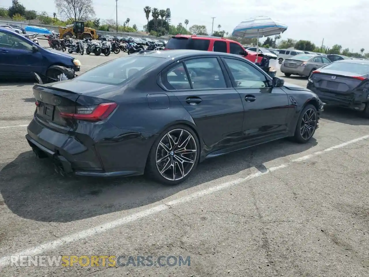 3 Photograph of a damaged car WBS33HJ0XSFU35845 BMW M3 2025