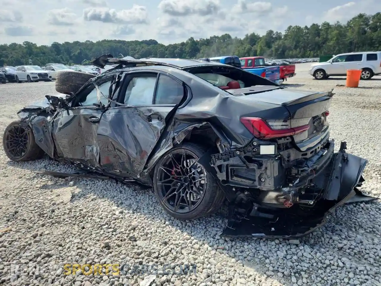 2 Photograph of a damaged car WBS33HJ0XSFU46568 BMW M3 2025