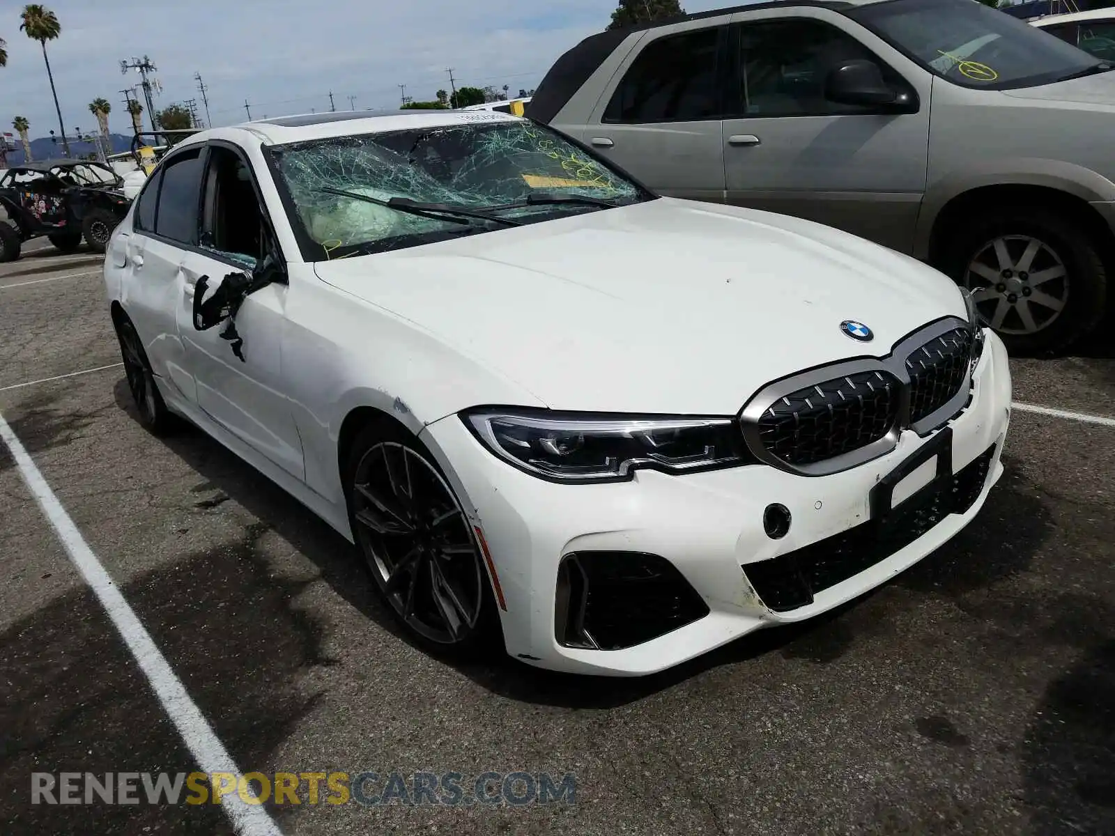 1 Photograph of a damaged car WBA5U7C01LA234495 BMW M340I 2020