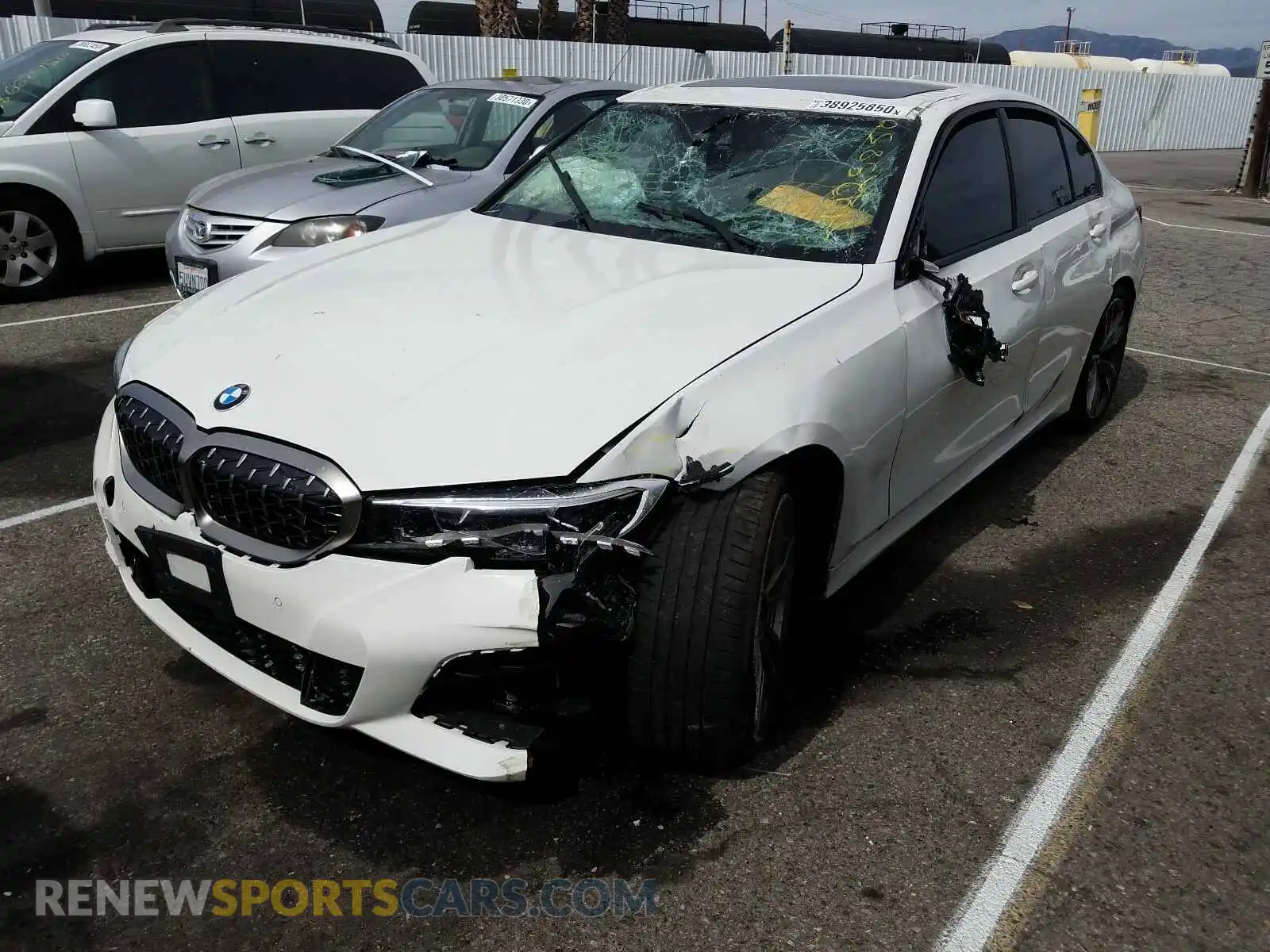 2 Photograph of a damaged car WBA5U7C01LA234495 BMW M340I 2020