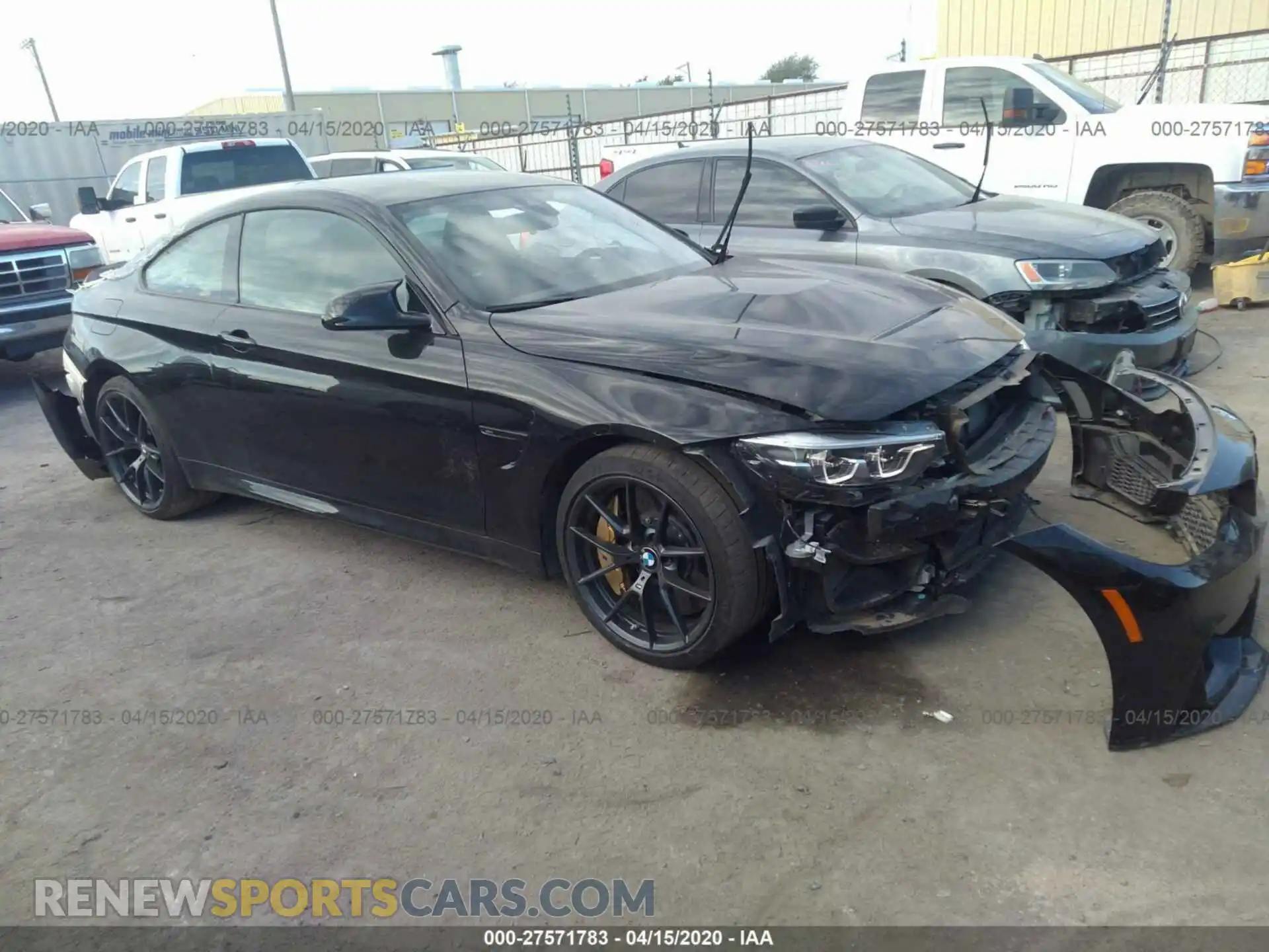 1 Photograph of a damaged car WBS3S7C50KAC09741 BMW M4 2019