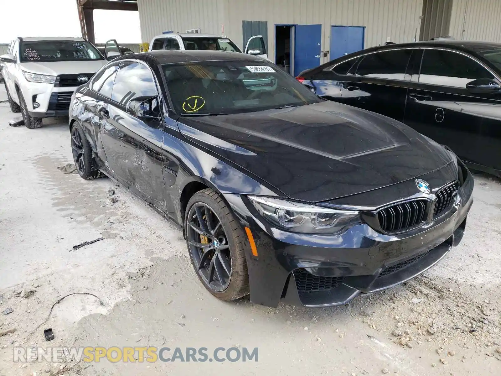 1 Photograph of a damaged car WBS3S7C51KAC09523 BMW M4 2019