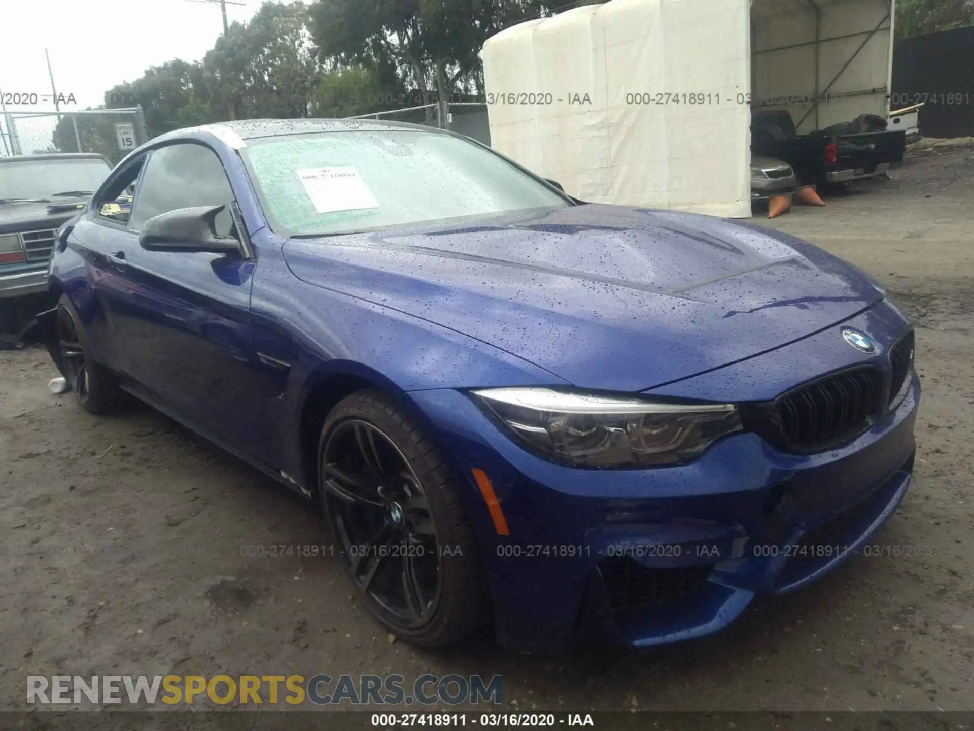 1 Photograph of a damaged car WBS3S7C57KAC09672 BMW M4 2019