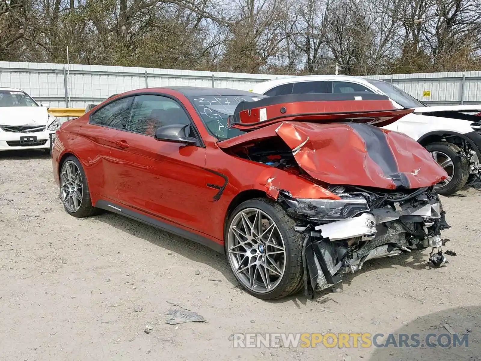 1 Photograph of a damaged car WBS4Y9C51KAG67402 BMW M4 2019