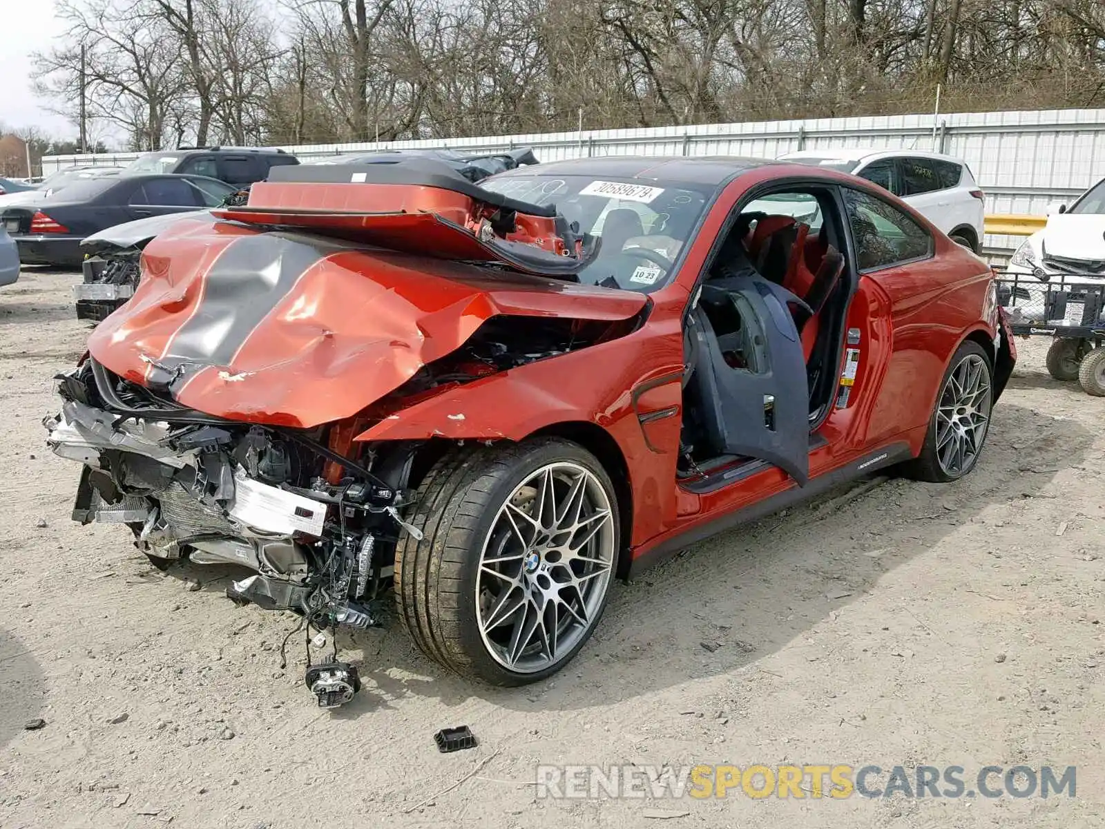 2 Photograph of a damaged car WBS4Y9C51KAG67402 BMW M4 2019