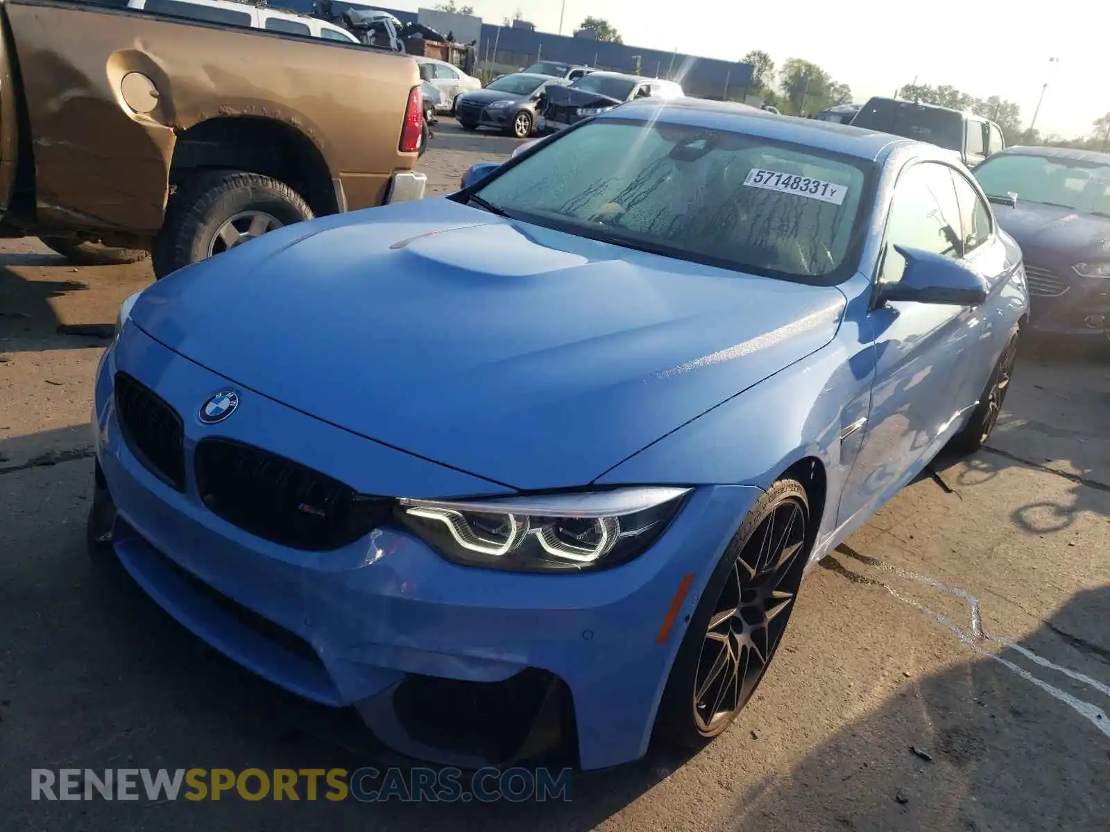 2 Photograph of a damaged car WBS4Y9C53KAG67109 BMW M4 2019