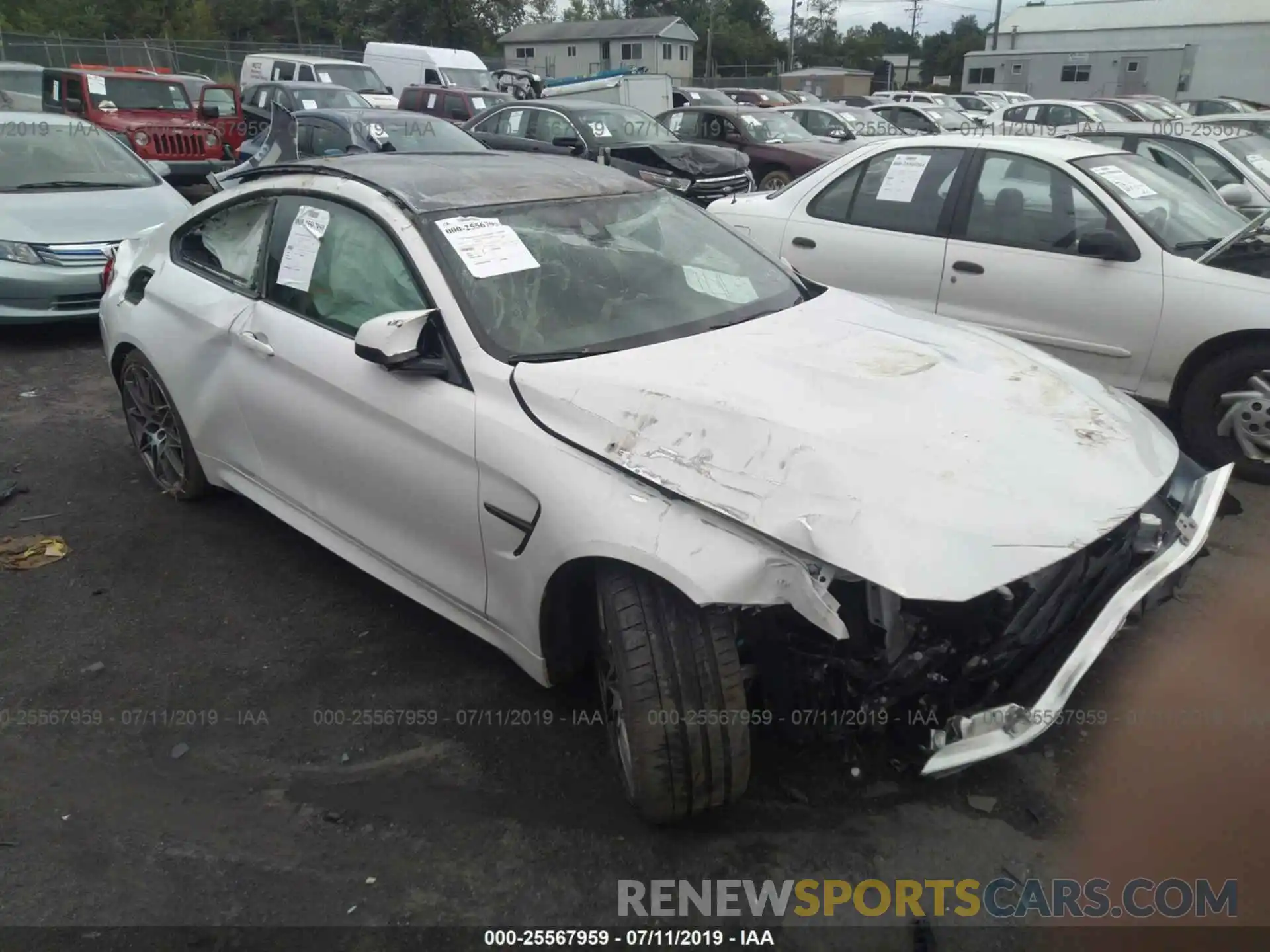 1 Photograph of a damaged car WBS4Y9C55KAG67130 BMW M4 2019