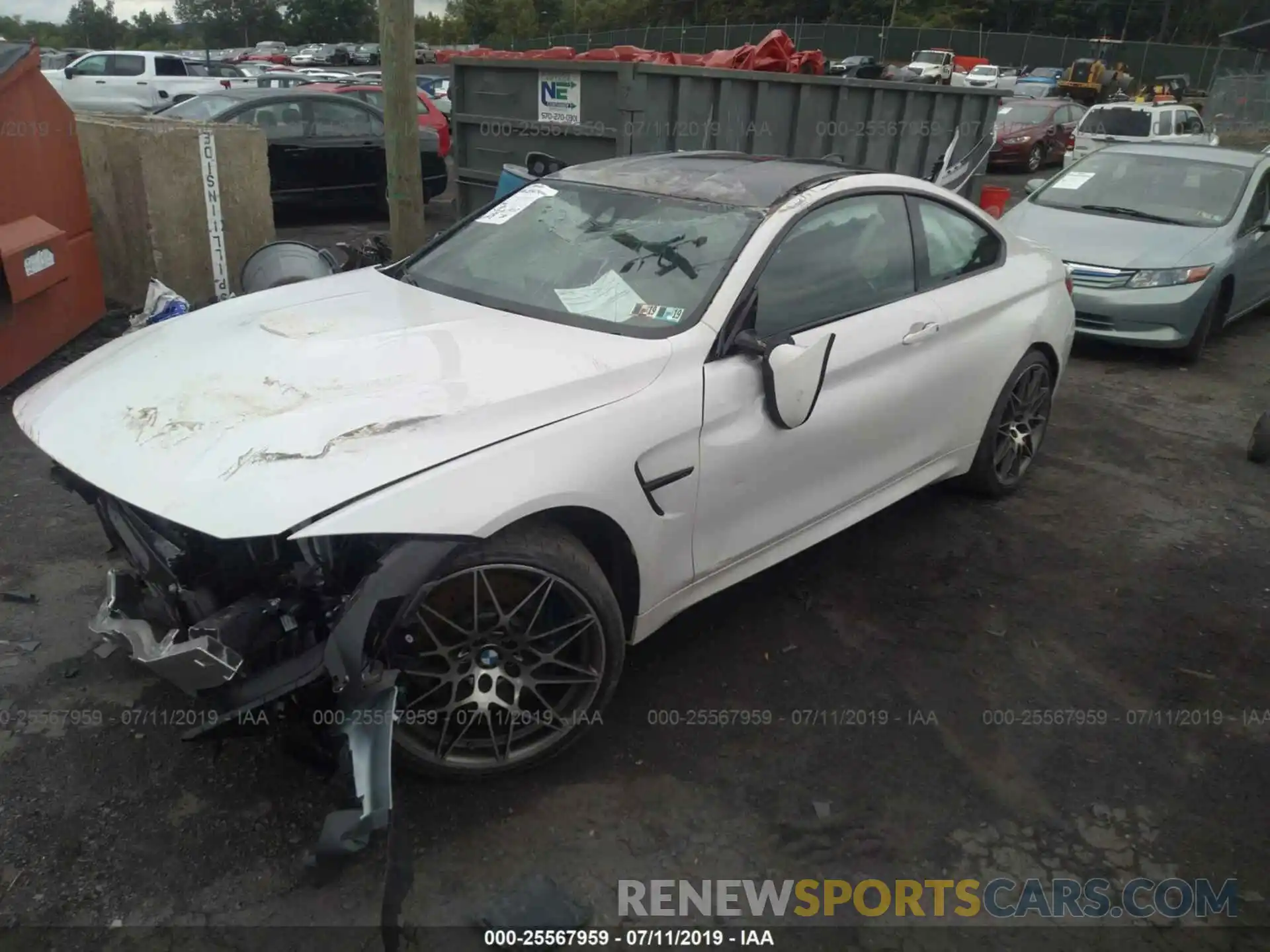2 Photograph of a damaged car WBS4Y9C55KAG67130 BMW M4 2019