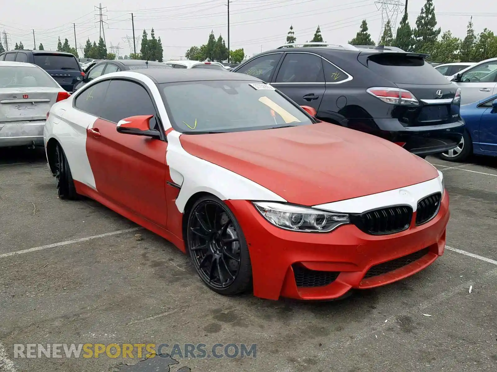 1 Photograph of a damaged car WBS4Y9C55KAG67404 BMW M4 2019