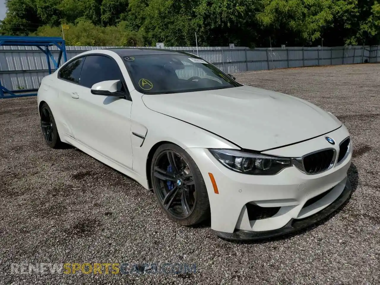 1 Photograph of a damaged car WBS4Y9C5XKAG67348 BMW M4 2019
