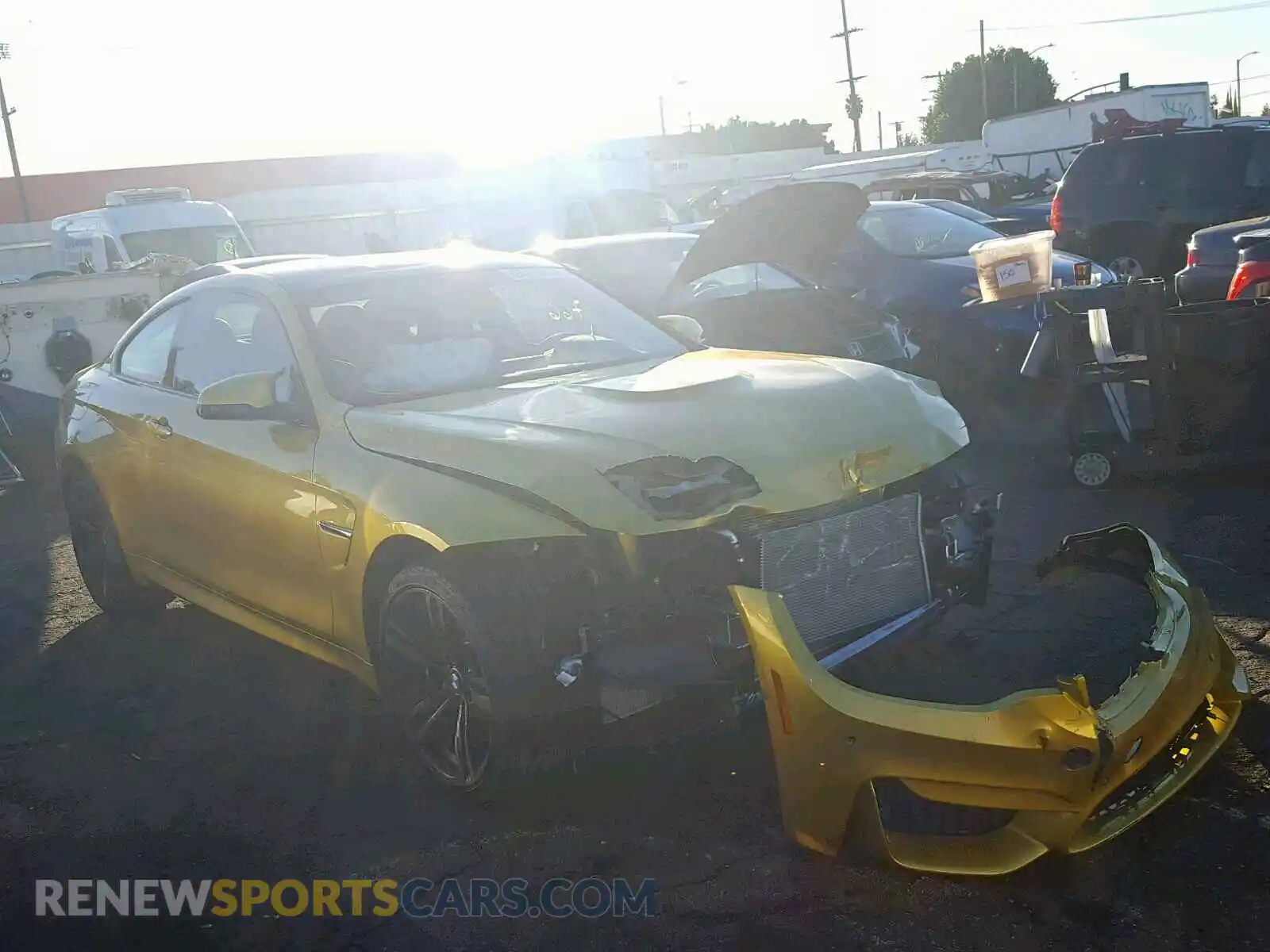 1 Photograph of a damaged car WBS4Y9C5XKAG67463 BMW M4 2019