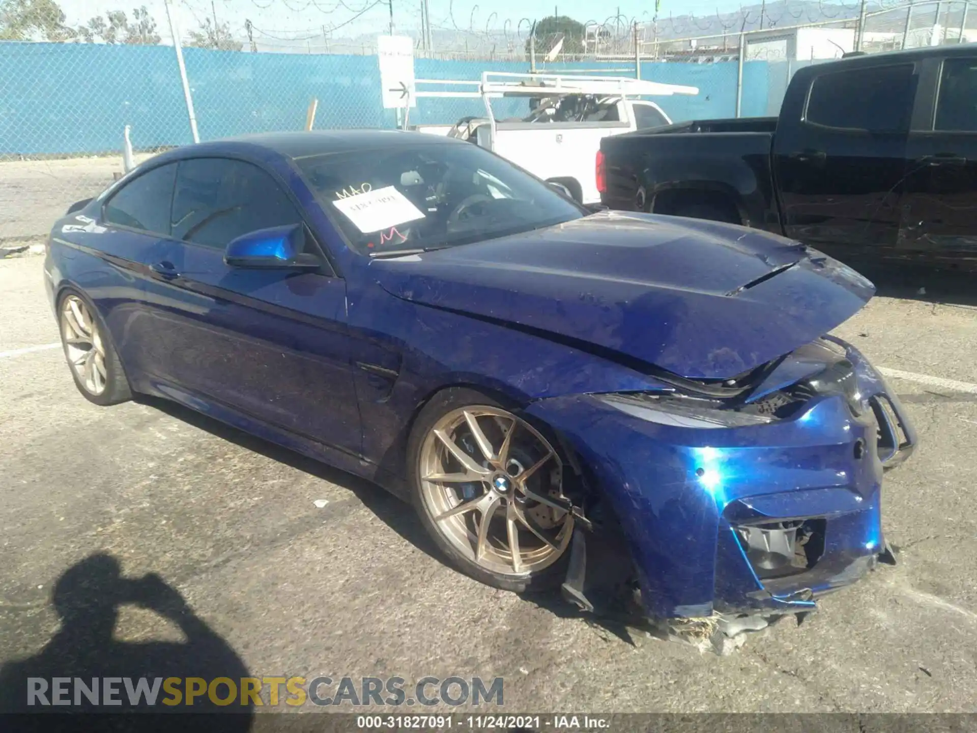 1 Photograph of a damaged car WBS3S7C04LAH85046 BMW M4 2020