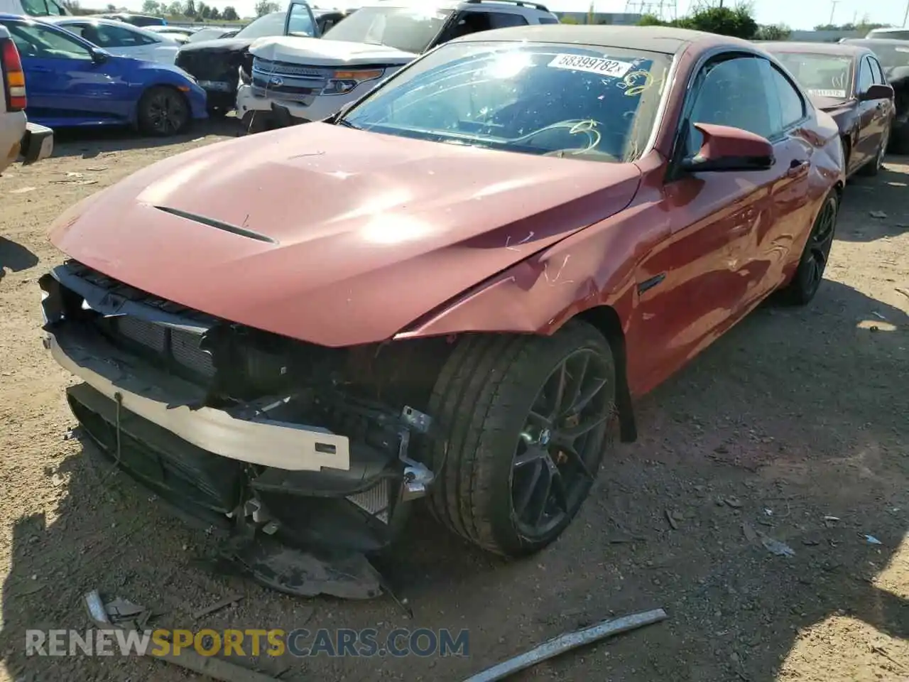 2 Photograph of a damaged car WBS3S7C06LAH85100 BMW M4 2020